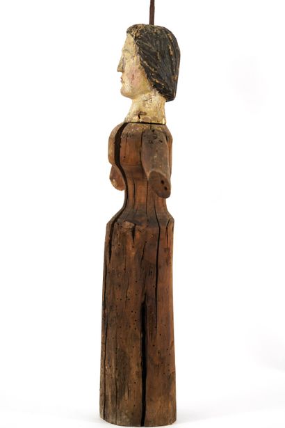 Carved wooden puppet Second half of 18th...