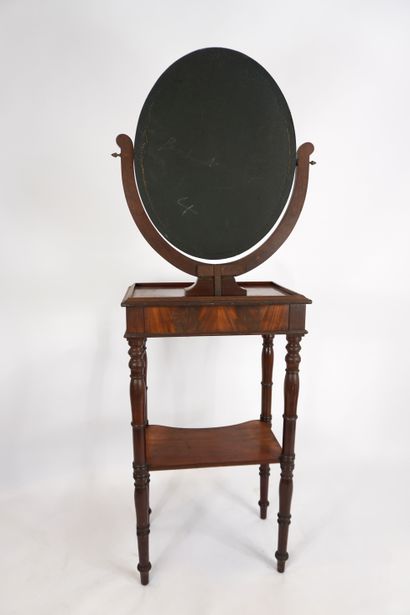 Louis Philippe period Psyché or barber. Circa...