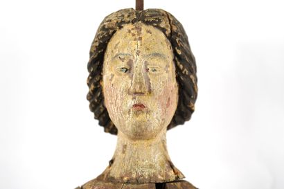 Carved wooden puppet Second half of 18th...