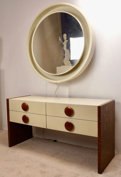 Coiffeuse et son miroir, années 70-80. Le...