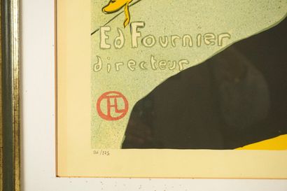 Toulouse Lautrec (1864-1901). D'après. Reproduction...