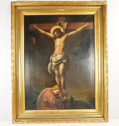 Huile sur toile signée J.G.H. datée 1886....