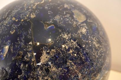 Sphère bleu 