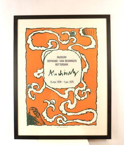 PIERRE ALECHINSKY (1927-) Affiche d'exposition,...
