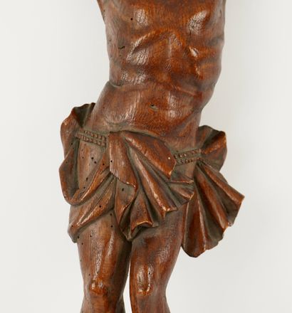Christ en bois.
Epoque XVIIIe.
Dimensions:...