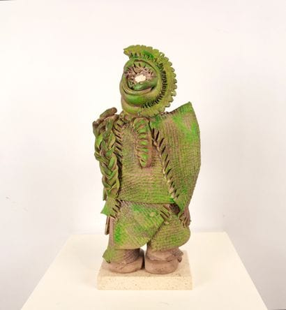 Claudine Hildeberg, Sculpture en céramique.Les...