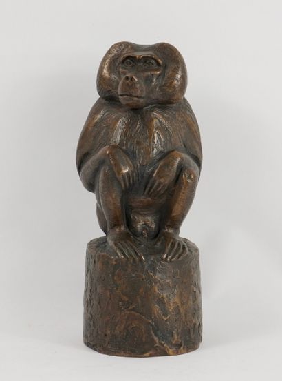 Neugebauer Rudolf (1892-1961). Singe en bronze...