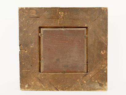 O. David. Huile sur panneau d'acajou. 
Vue...