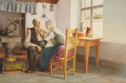 Anthonissen Joseph (1849-1913). Oil on canvas....