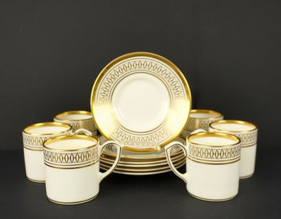 CARTIER. Cartier dinner service. White and...