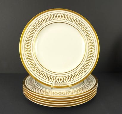 CARTIER. Cartier dinner service. White and...
