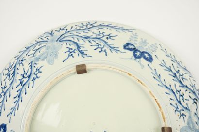Chine XVIIIe ou début XIXe. 
Grand plat en...