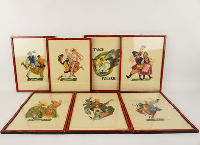 Multiple prints. 7 reproductions of Slavonic...