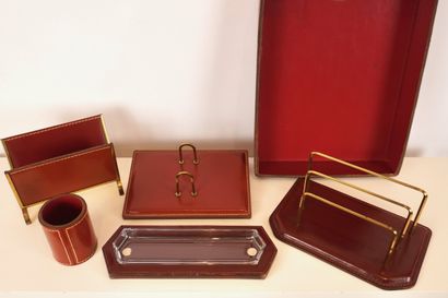 Delvaux. Maroquinerie et Cuir. Garniture...