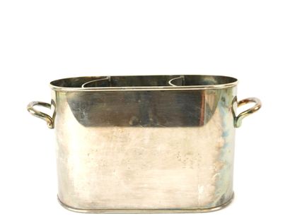 Raffraichissoire for two bottles, in silver-plated...