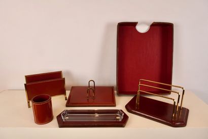 Delvaux. Maroquinerie et Cuir. Garniture...