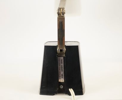 Small lamp in creamy-white Plexiglas, opal...