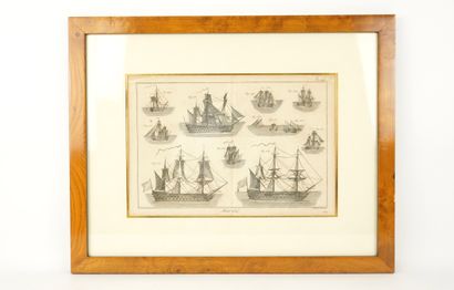 Bernard d'Urexit. Marine engraving.
Size:...