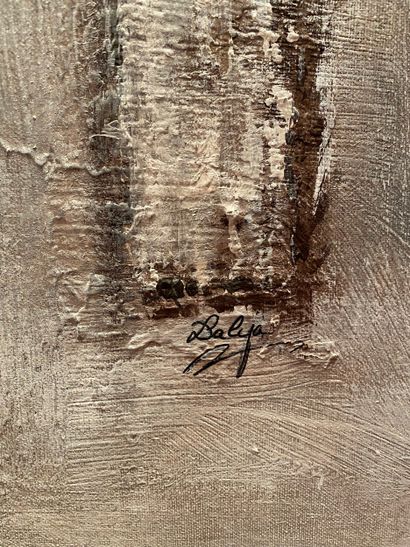 Dalya. Peinture acrylique.Tableau signé....