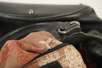 Lancel. Small handbag with shoulder strap....