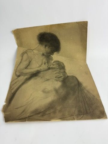 Multiple representing a maternity ward. Anomym
Folds,...