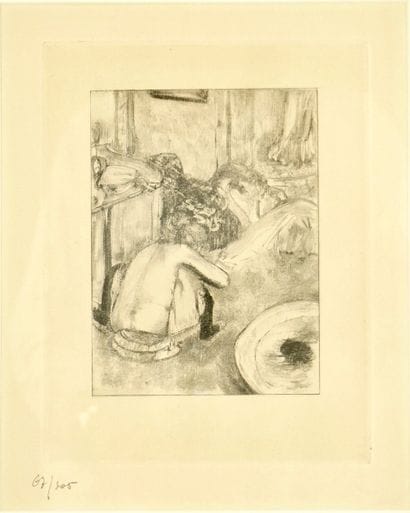 Edgard Degas ( 1834-1917). Based on. Engraving...