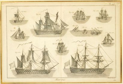 Bernard d'Urexit. Marine engraving.
Size:...