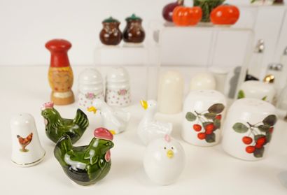 Set of salt and pepper shakers