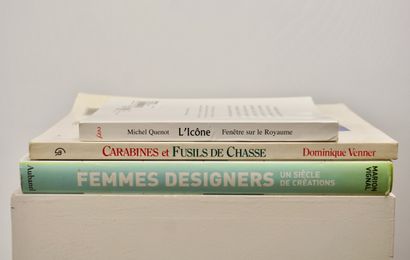 Books. Women Designers, rifles and shotguns,...