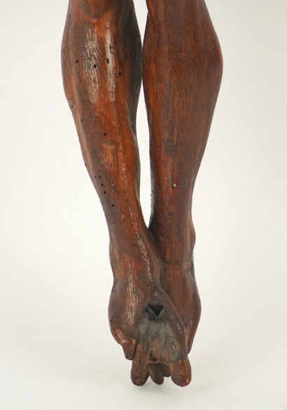 Christ en bois.
Epoque XVIIIe.
Dimensions:...
