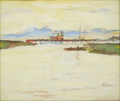 Jean Donnay (1897-1992). Aquarelle et gouache....