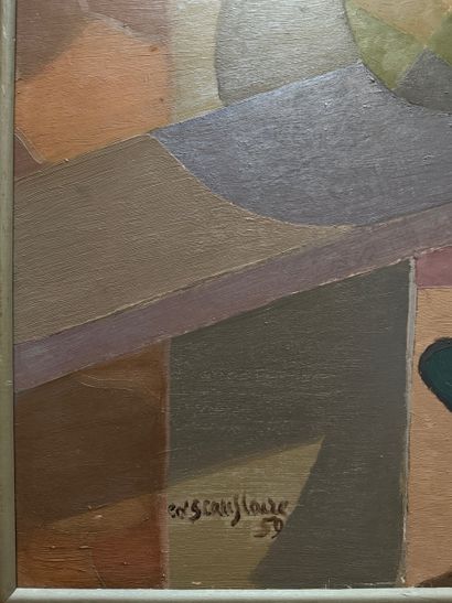 Edgard Scauflaire (1893-1960). Huile sur...
