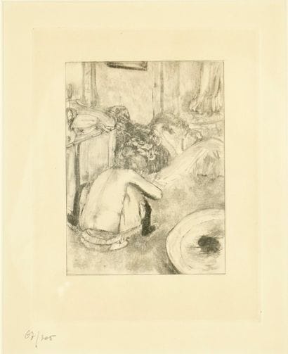 Edgard Degas ( 1834-1917). Based on. Engraving...