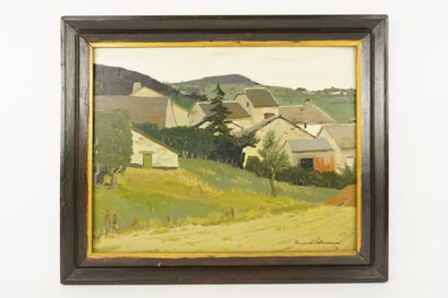 Fernand VETCOUR (1908-2001). Huile sur panneau....