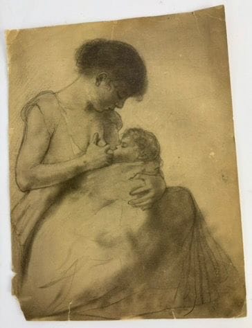 Multiple representing a maternity ward. Anomym
Folds,...