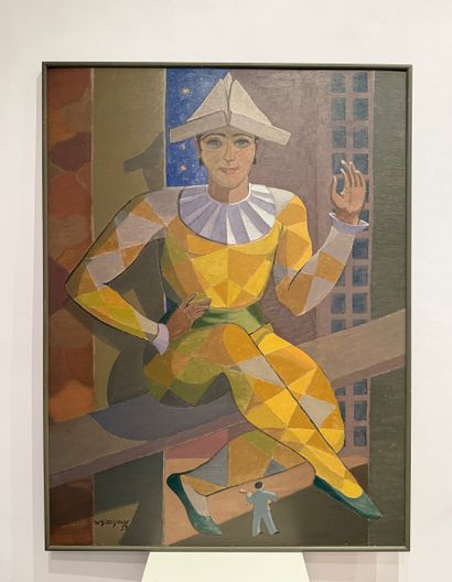 Edgard Scauflaire (1893-1960). Huile sur...