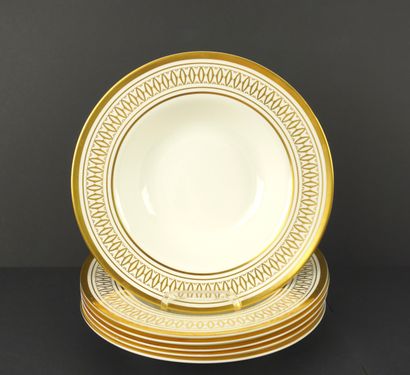 CARTIER. Cartier dinner service. White and...