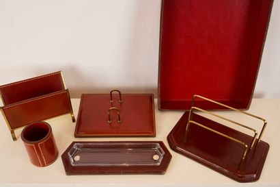 Delvaux. Maroquinerie et Cuir. Garniture...