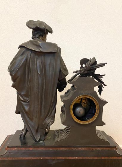 Spectacular regule clock or mantel clock,...