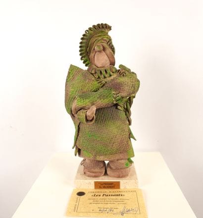 Claudine Hildeberg, Sculpture en céramique.Les...