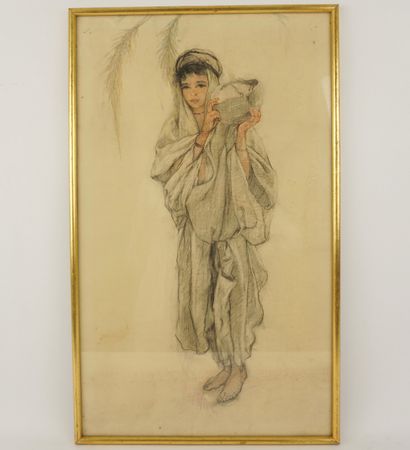 Orientalist female figure.
Dimensions : 57...
