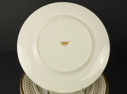 CARTIER. Cartier dinner service. White and...
