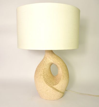 Pied de lampe en céramique. Vendu sans abat...