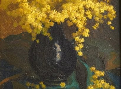 José Storie (1899-1961). Huile sur panneau....