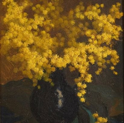 José Storie (1899-1961). Huile sur panneau....