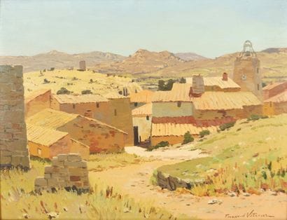 Fernand Vetcour (1908-2001).
Huile sur panneau...