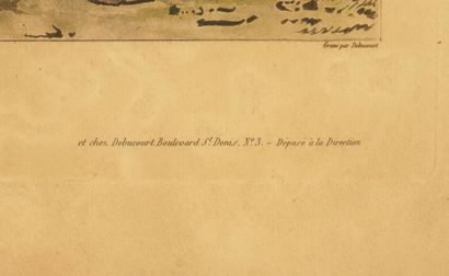 Carle VERNET (1758-1836). Gravure. Route...