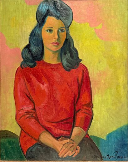 Georges MARCHOU (1898-1984). 
Peinture sur...