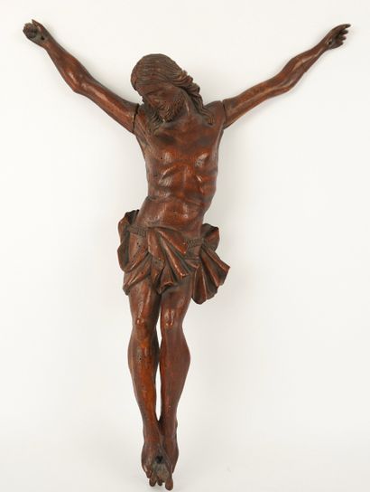 Christ en bois.
Epoque XVIIIe.
Dimensions:...