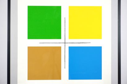 Jo Delahaut (1911-1992). Color silkscreen...